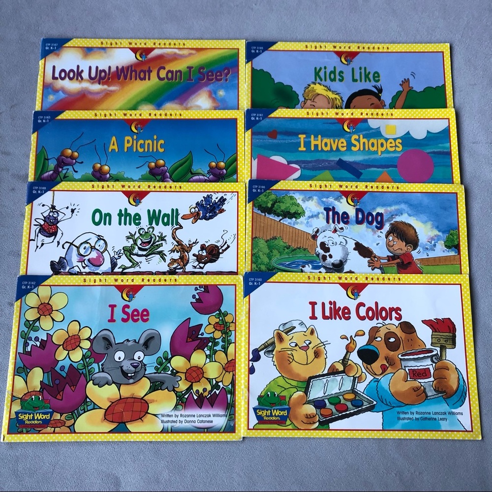 Set of 8 ~ Sight Word Readers ~ Kindergarten to Grade 1